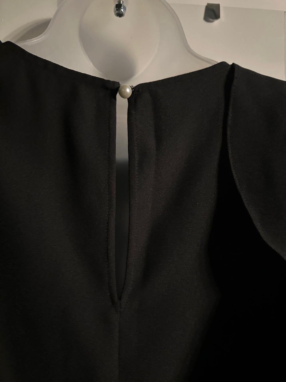 kate spade Black Cold-Shoulder Ruffle Dress - Picture 6 of 7
